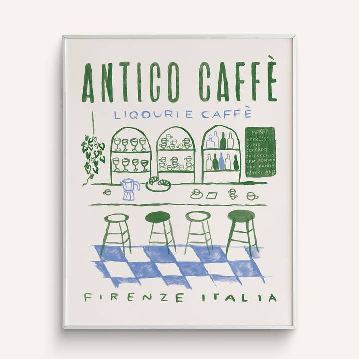 Phthalo Ruth - Wholesale Art Print - Antico Caffe Art Print0