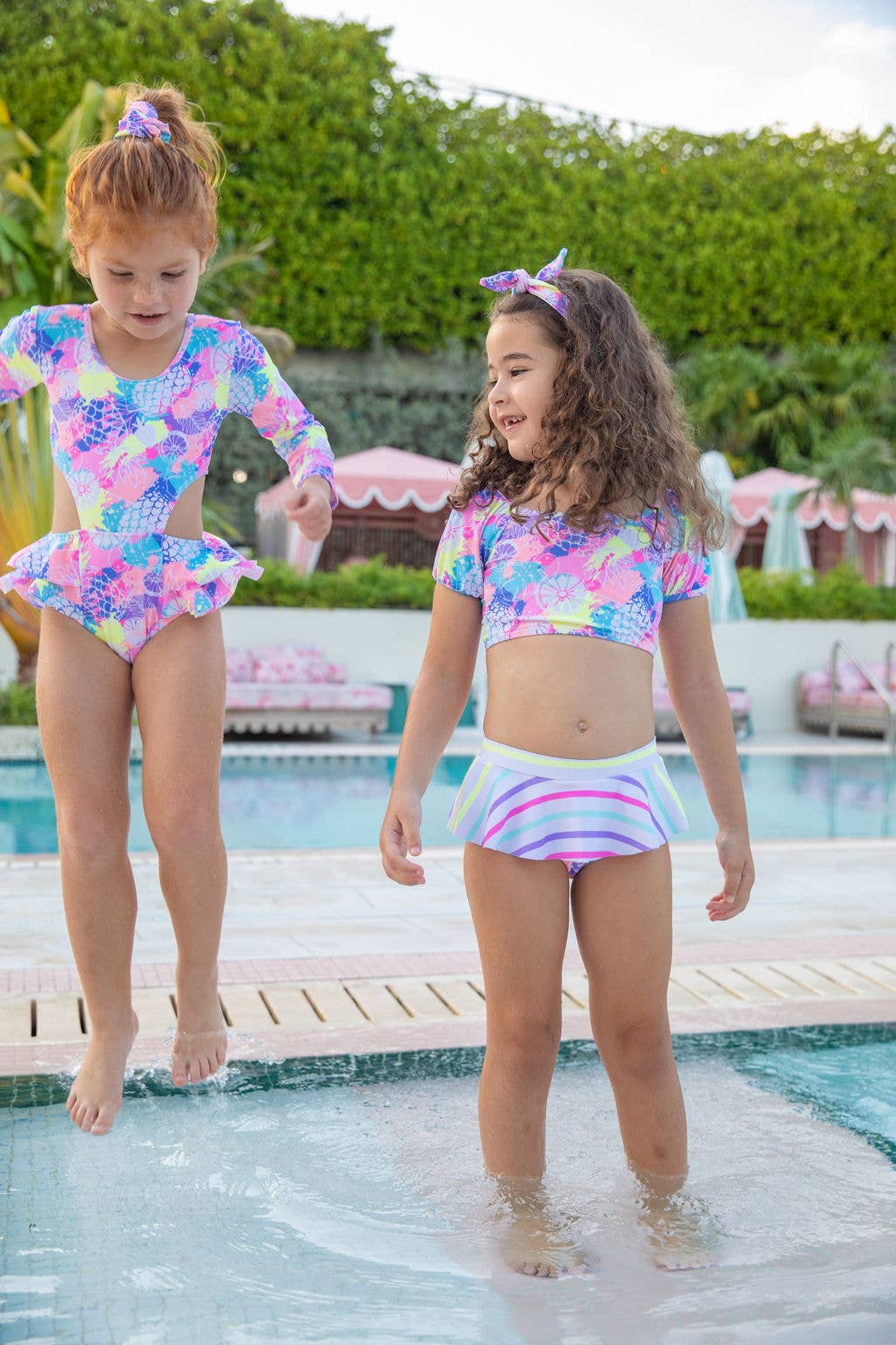 Blueberry Bay - Wholesale Two Piece Swimsuit - Kids - Sand Dollar Two Piece Swimsuit1
