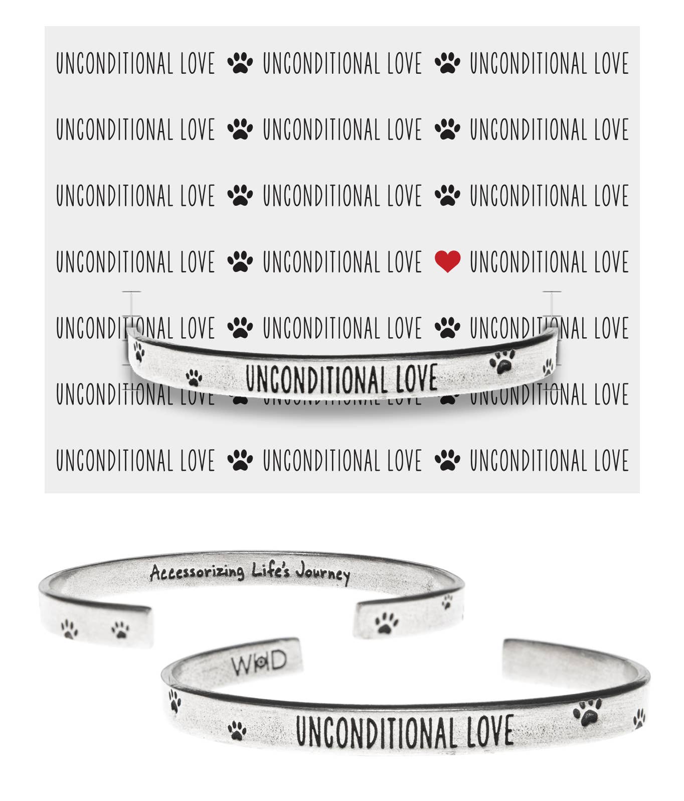 Whitney Howard Designs - Vendita all'ingrosso Bracciale a polsino - Gioielli di Affermazione – Braccialetti a Polsino Impilabili per l'Amor Proprio53