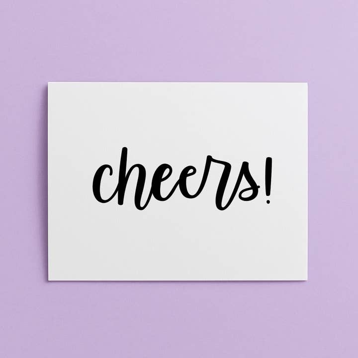 Skål Kort | Tillykke Bryllup for engroshandel hos Cards by Renee