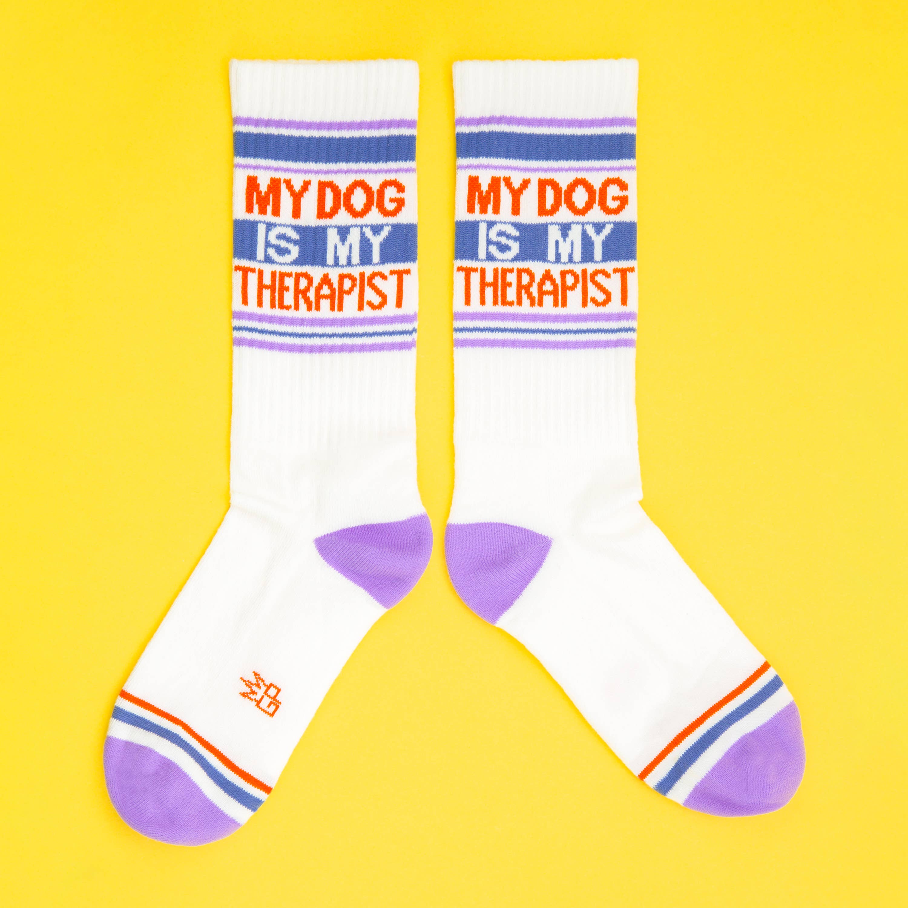 Gumball Poodle - Wholesale Socks - Unisex - My Dog Is My Therapist Gym Crew Socks - Dog Lover Gift4
