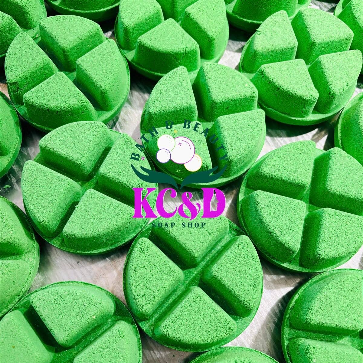 KC&D Soap Shop - Wholesale Shower Steamer/Bomb - Menthol Shower Steamers with Eucalyptus Lemon Essential Oil2