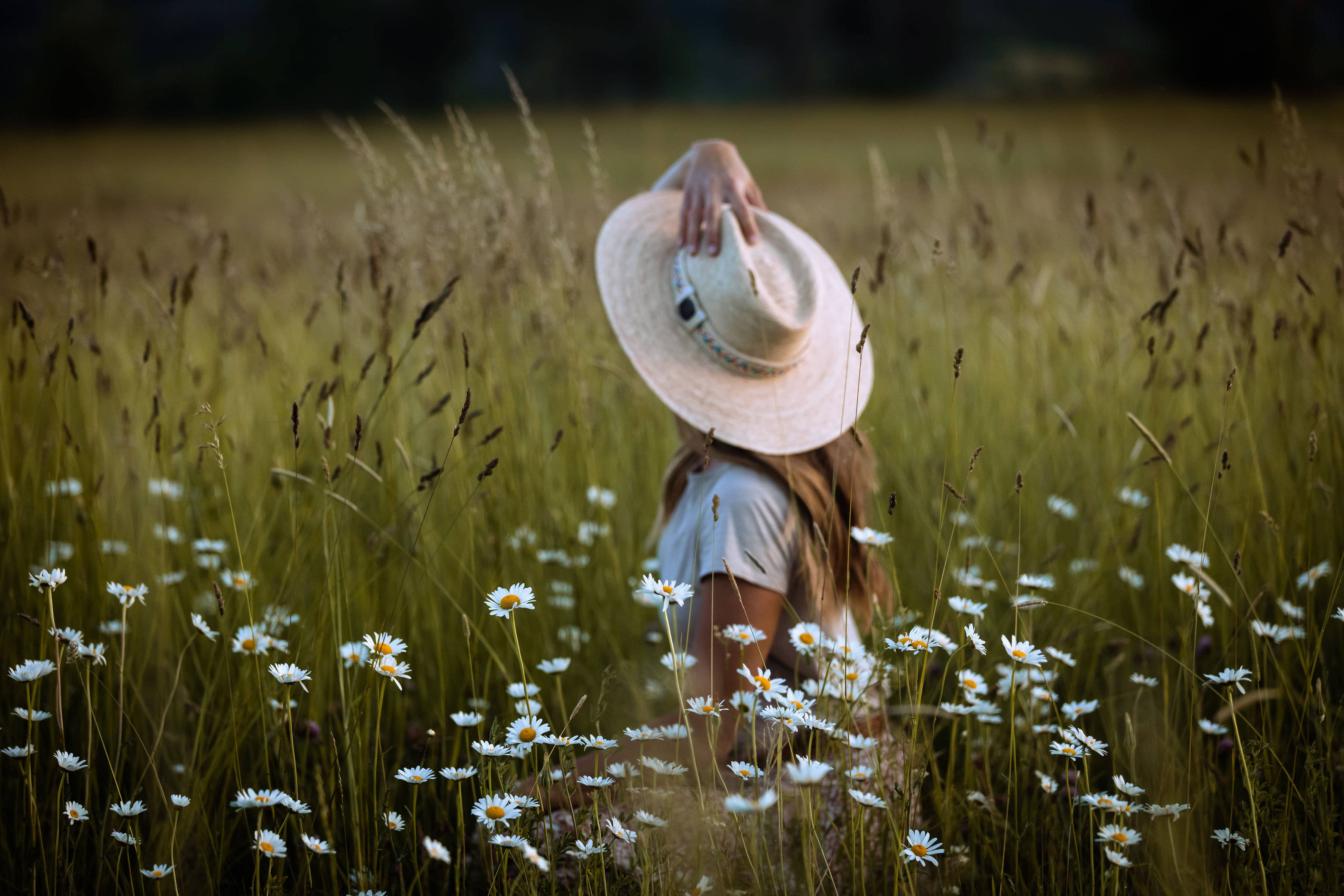Natuurlijk Dames zonneklep van fijne Mexicaanse palm met brede rand - Model Bisbee voor groothandel op Faire2