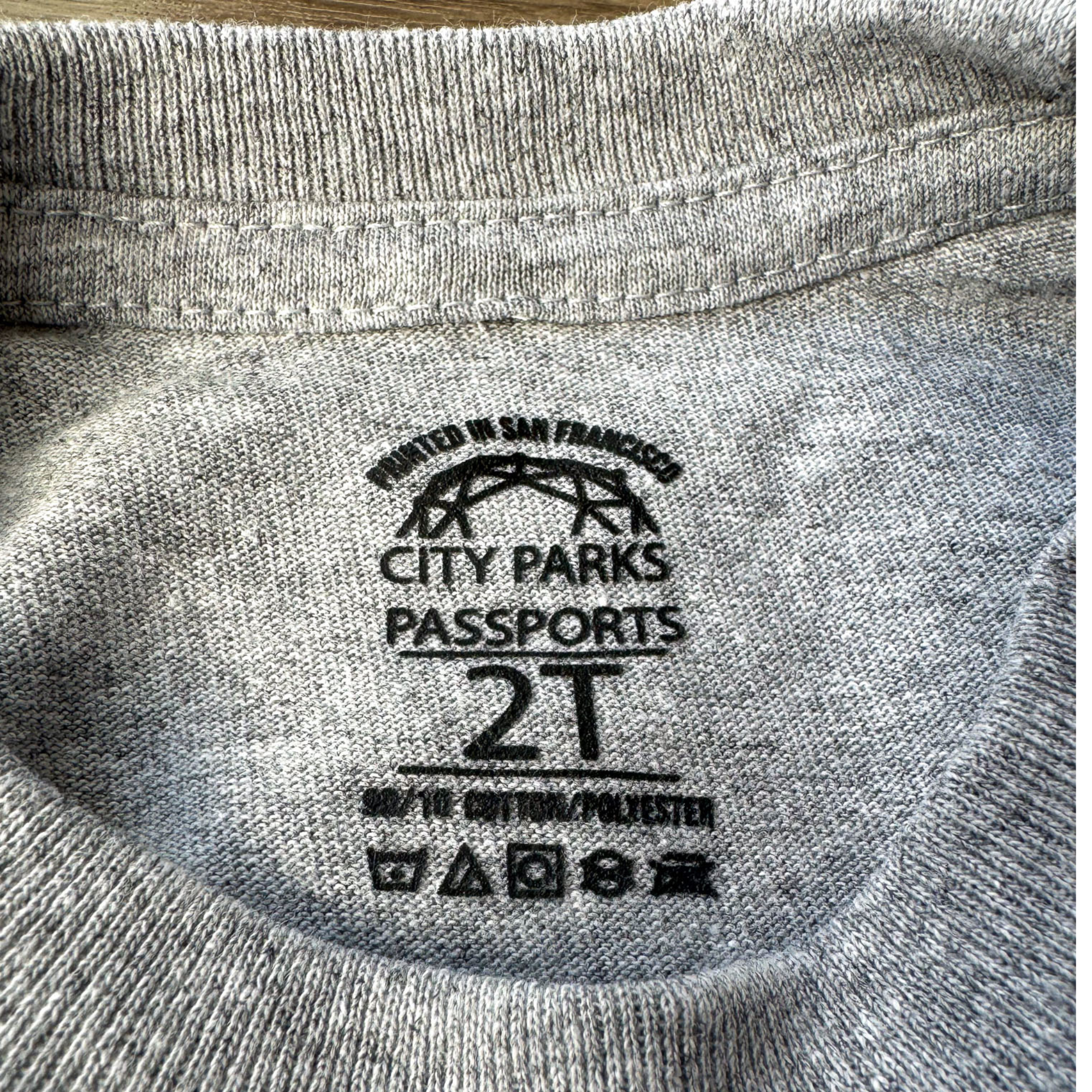 City Parks Passports - Wholesale Screen Printed T-Shirt - Kids - "Meet Me at the Park" Long Sleeve Tee1