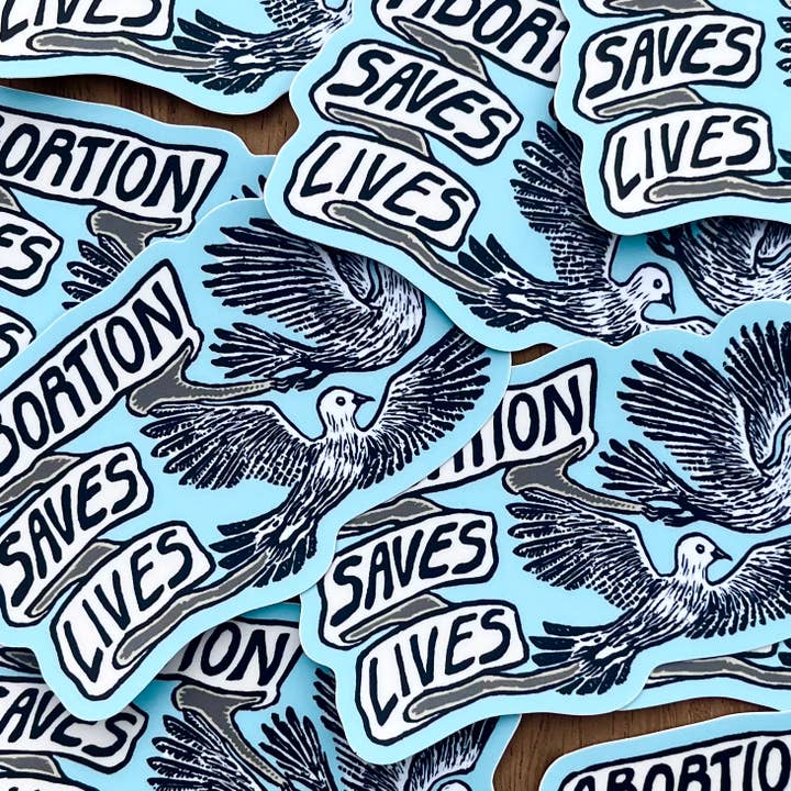 stickiemi - Wholesale Sticker - Abortion Saves Lives Sticker | matte vinyl 1