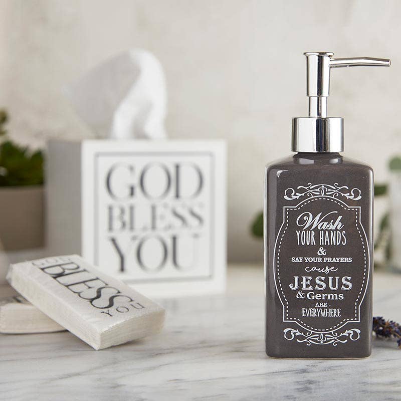 Faithworks by Creative Brands - Wholesale Tissue Box - God Bless You Tissue Display - White2