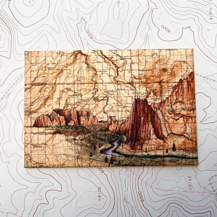 Final Switchback by Katie Jeanne Reim - Wholesale Magnet - Oregon Wilderness Magnets2
