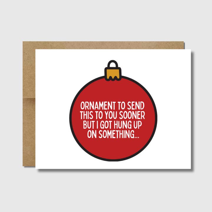 Späte Weihnachtskarte | Späte Feiertagskarte | Neujahrskarte für den Großhandel von Raisin Spirits