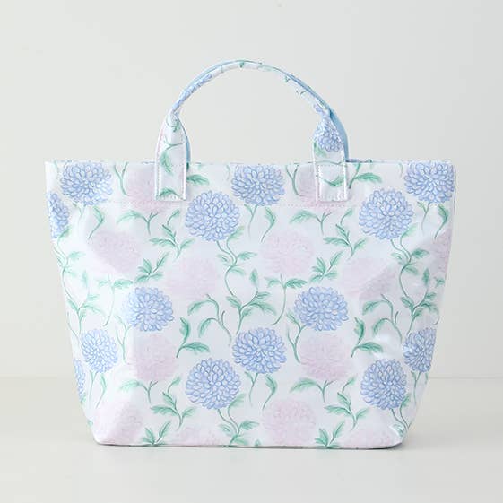 Waterproof Tote Bag PVC Beach Bag Hydrangea Horizon for wholesale by Southern My Sass