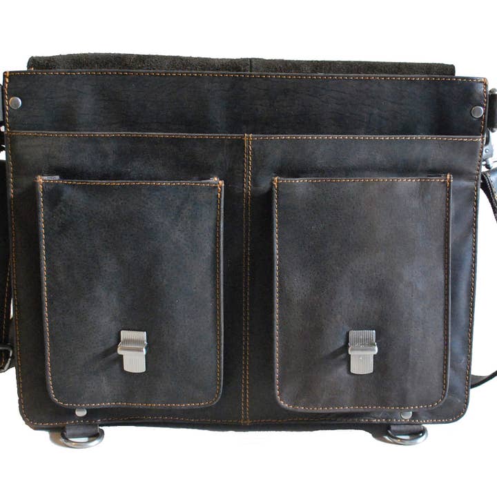 Greenwood - Venta al por mayor Maletín - Unisex - Bolso maletín y mochila combinado de cuero Eric12