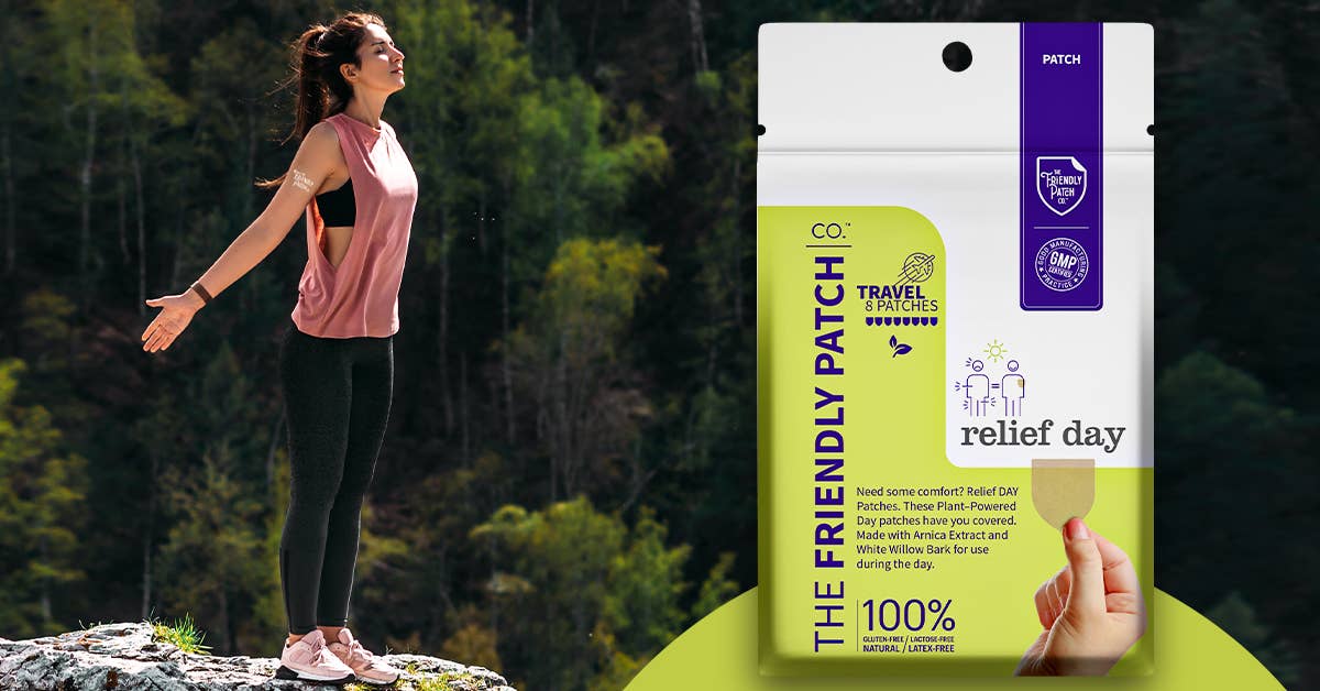 Friendly Patch CO - Wholesale Pain Relief Spray/Cream - Relief Day Pain Patch - Arnica, White Willow Bark, Menthol8