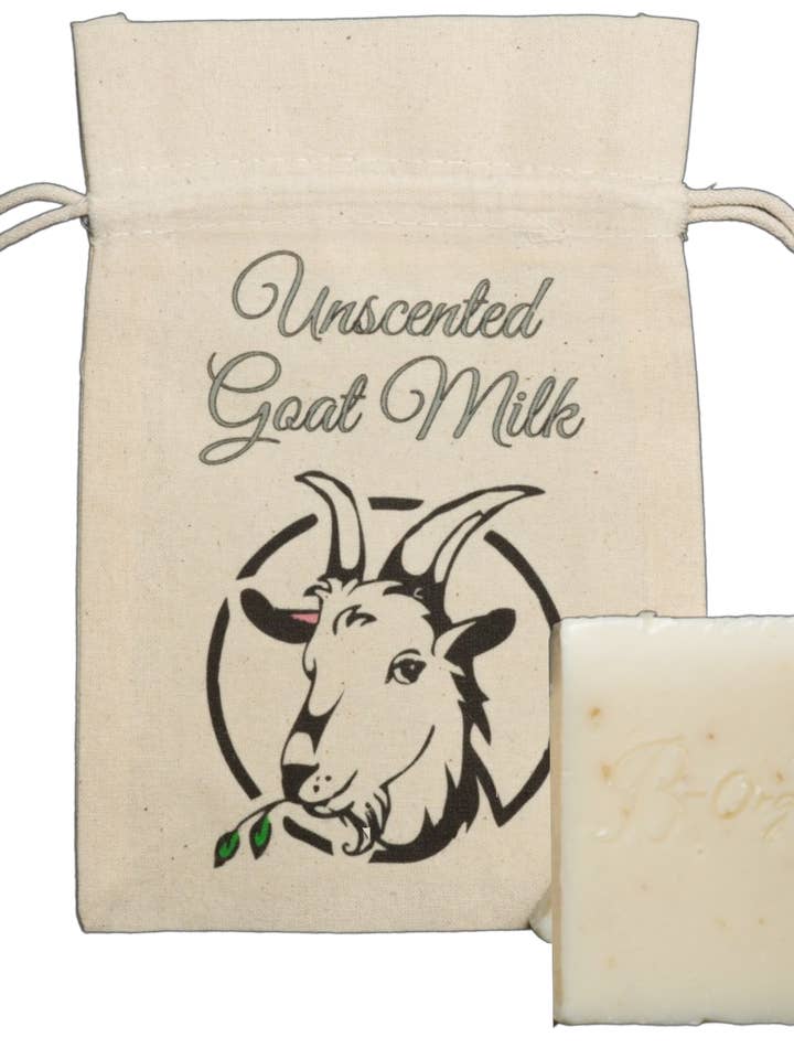 Soap in a Bag - Goat Milk - Unscented for wholesale by B-Organic