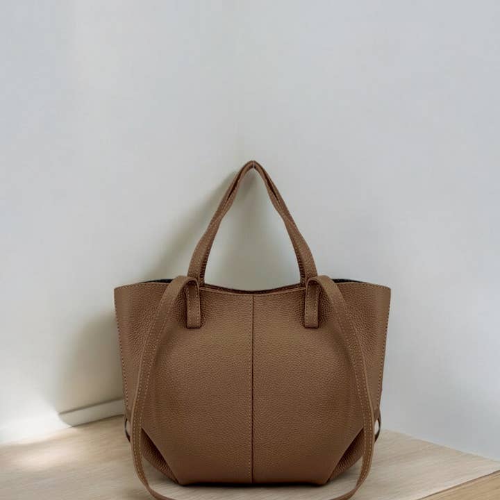 ITALIAN'S LEATHER - Wholesale Shoulder Bag - Women's - Clementina cowhide bag 250225