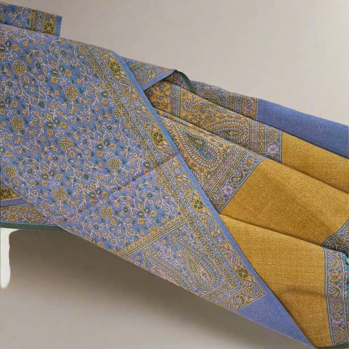 Tibet Handicrafts LLC - Wholesale Throw Blanket - The Perfect Combo Shawl6