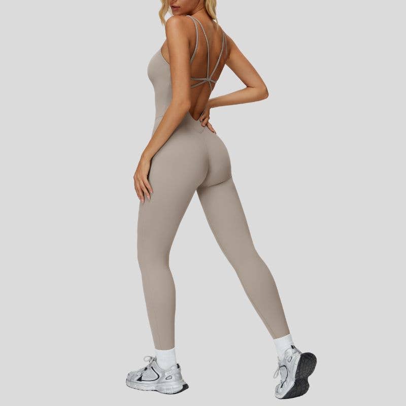 WONDERXFANS – wholesale Unitard – Women′s – Slimming jumpsuit with cutout back8