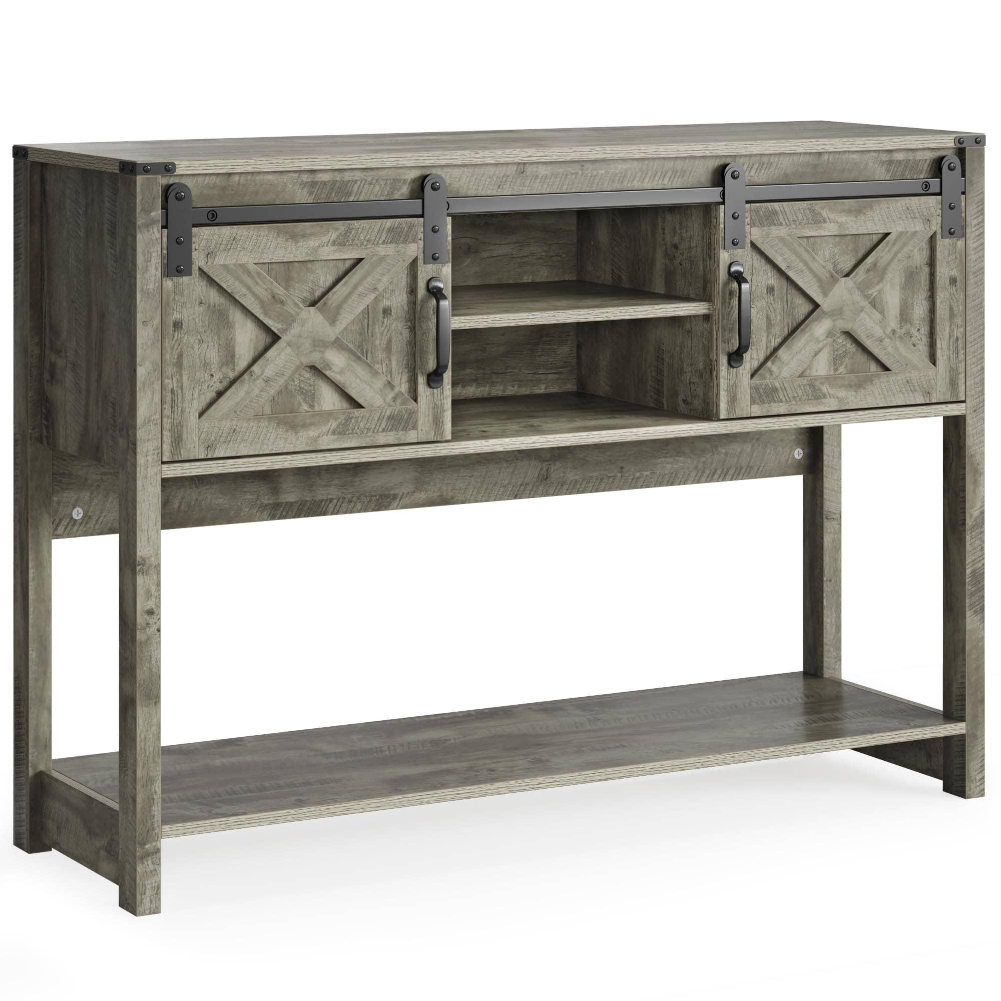 Heynemo - Wholesale Console Table - Farmhouse Entryway Table with Storage, 46" Console Table22
