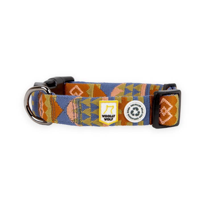 Woolly Wolf – Großhandel Haustierhalsband – Hund – Nightless Night Hundehalsband aus recyceltem Material (RPET)