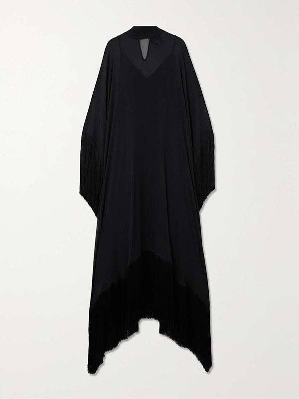BLACK ​Batwing See-Through Layered Dress Set for wholesale on Faire2