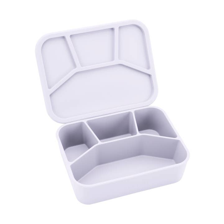 Silicone Bento Lunch Box- 4 Compartment - Periwinkle for wholesale by Zoe Sage