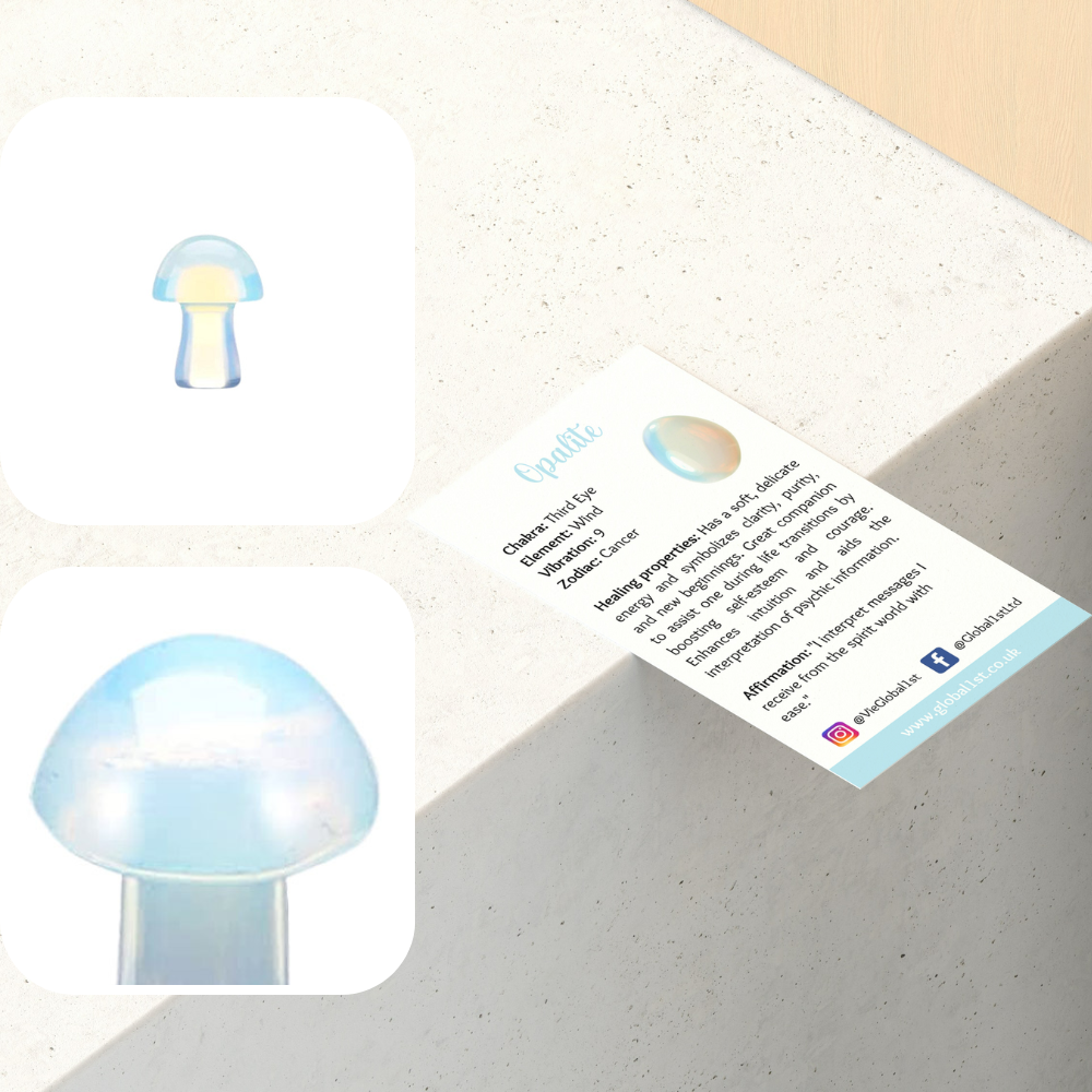 VIE - Wholesale Spiritual Stone/Crystal - Crystal Mushroom, 2cm11