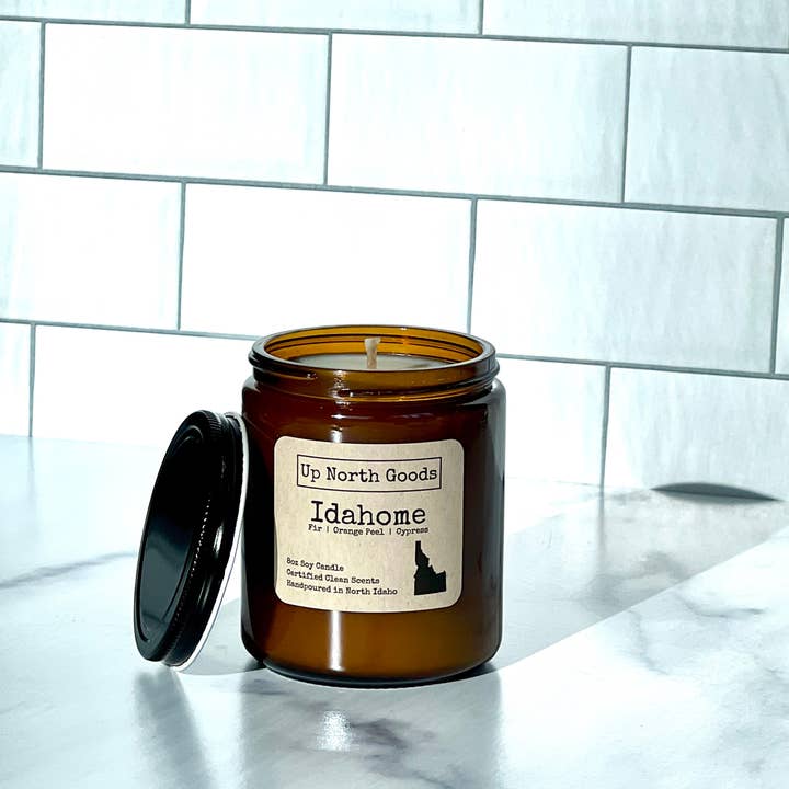 Up North Goods – wholesale Jar/filled candle – Idahome Soy Candle