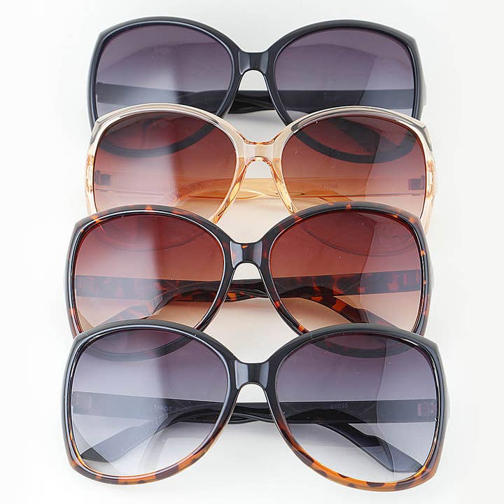 MIX Oversized Gradient Butterfly Sunglasses for wholesale on Faire