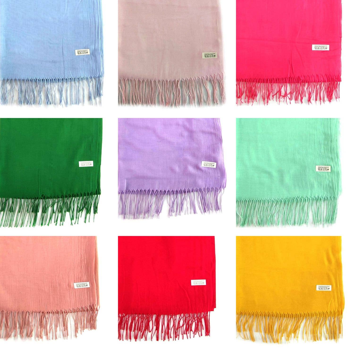 Diacly - Wholesale Scarf - Women's - Solid Color Light Weight Spring Summer Viscose Scarf27