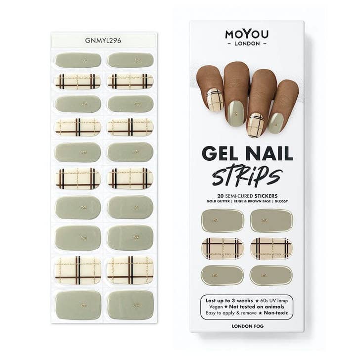 Gel Nail Strip ★ London Fog pour la vente par MoYou London