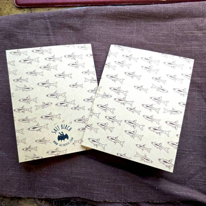 Taccuino tascabile con motivo di pesce Rasbora Chili - Acquario per la vendita all'ingrosso da parte di Salt Birch