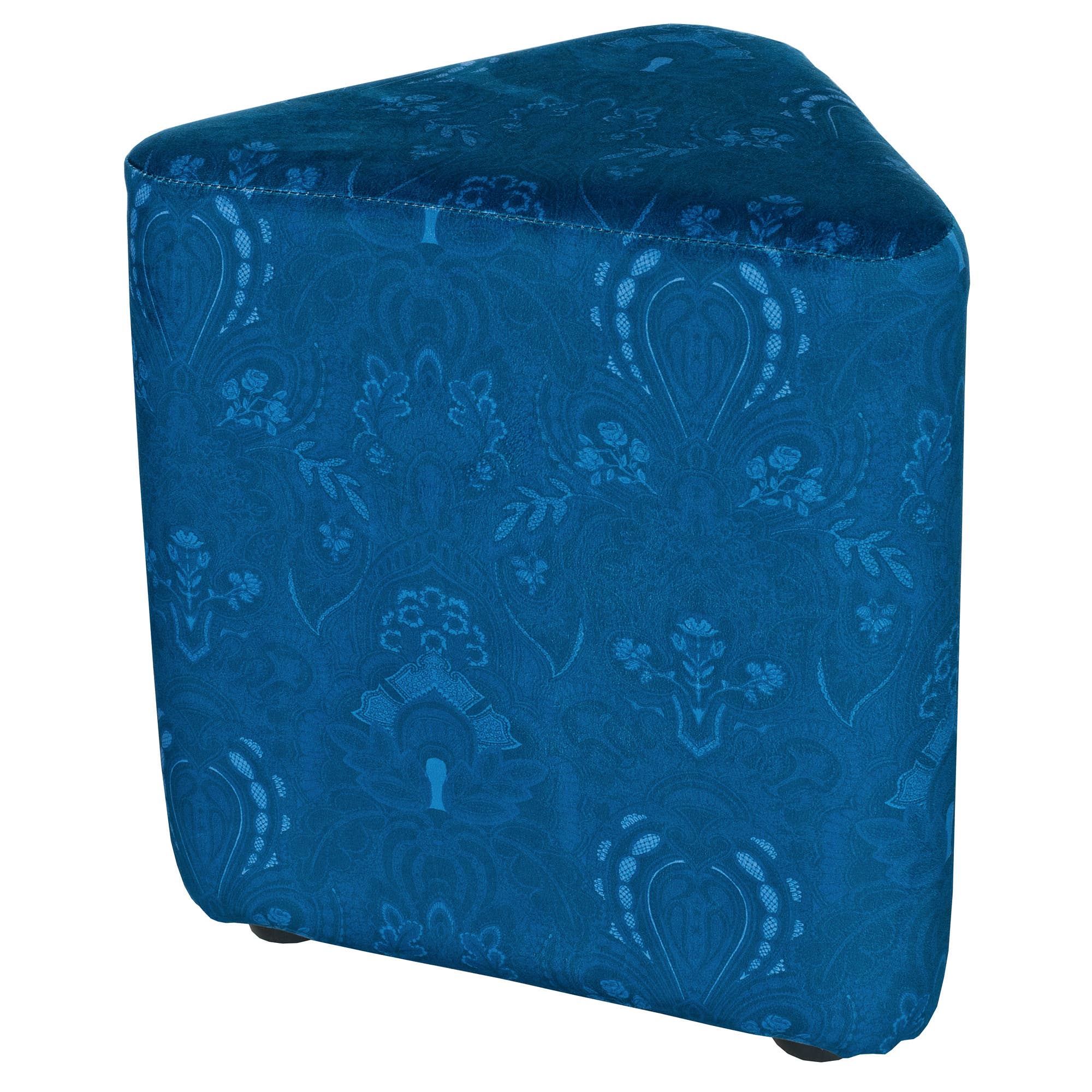 Febland – wholesale Pall – Triangulär Segmentpall - Casa Nova Collection - Farlig Damask Marinblå1