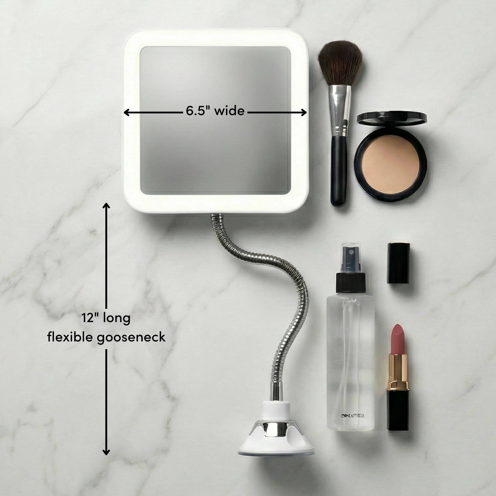 Fancii - Wholesale Vanity Mirror - Mira+ Lighted 10x Magnifying Mirror With Gooseneck8