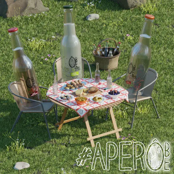 Ôbe Hard Seltzer - Wholesale Soda/Carbonated Drink - ÔBE HARD SELTZER Lime Ginger Flavor 33cL1