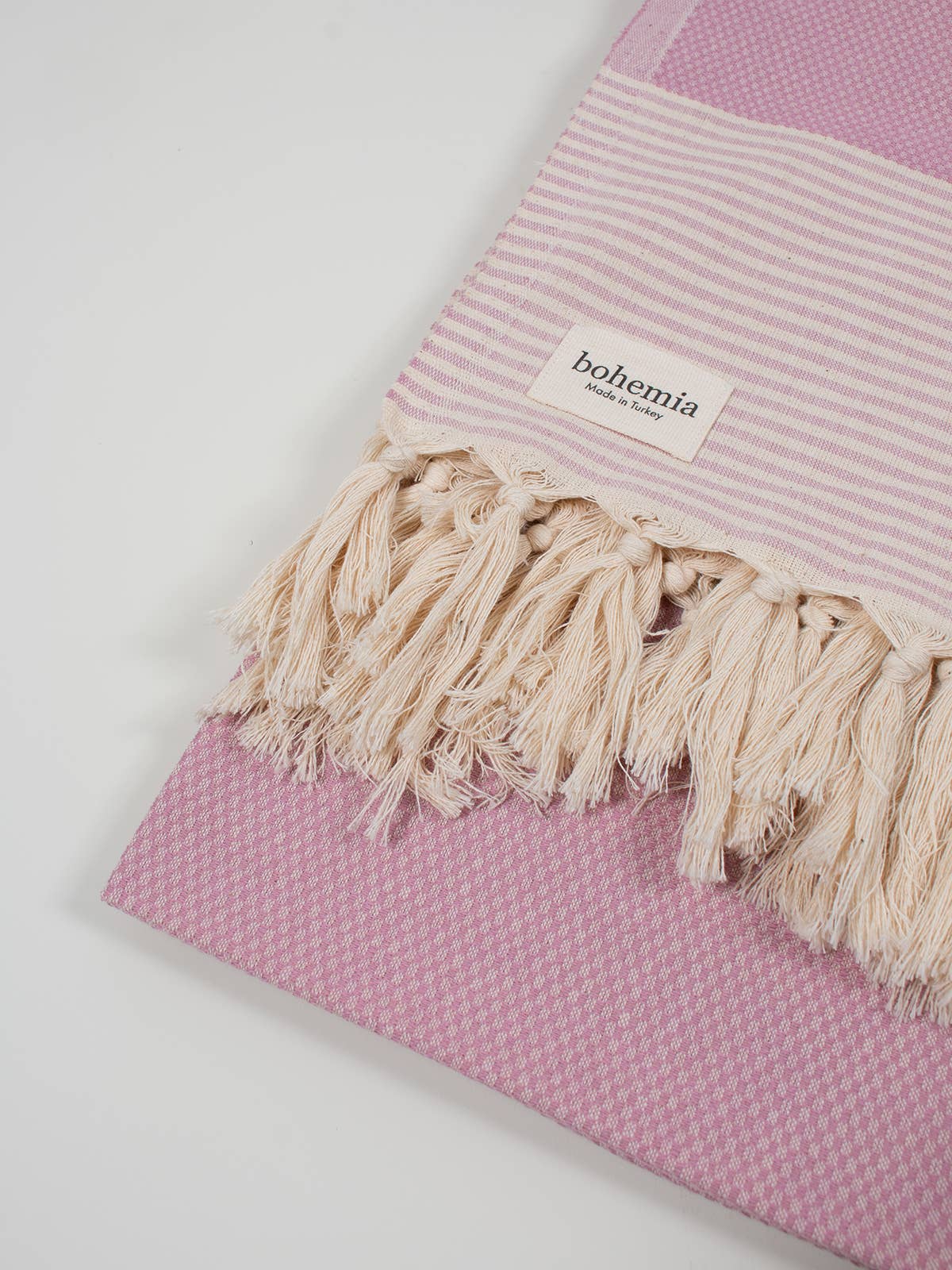 Bohemia Design [now closed] - Vendita all'ingrosso Telo mare - Asciugamano Hammam in cotone Amalfi, rosa vintage2