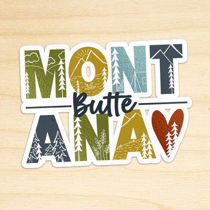 Sketch Name Drop Sticker for wholesale by KTF Design Co.