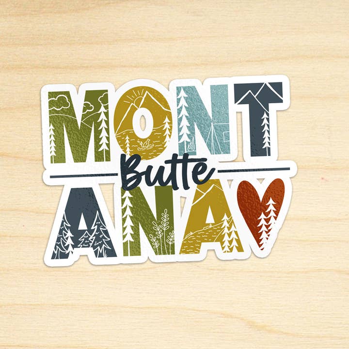 Sketch Name Drop Sticker for wholesale by KTF Design Co.