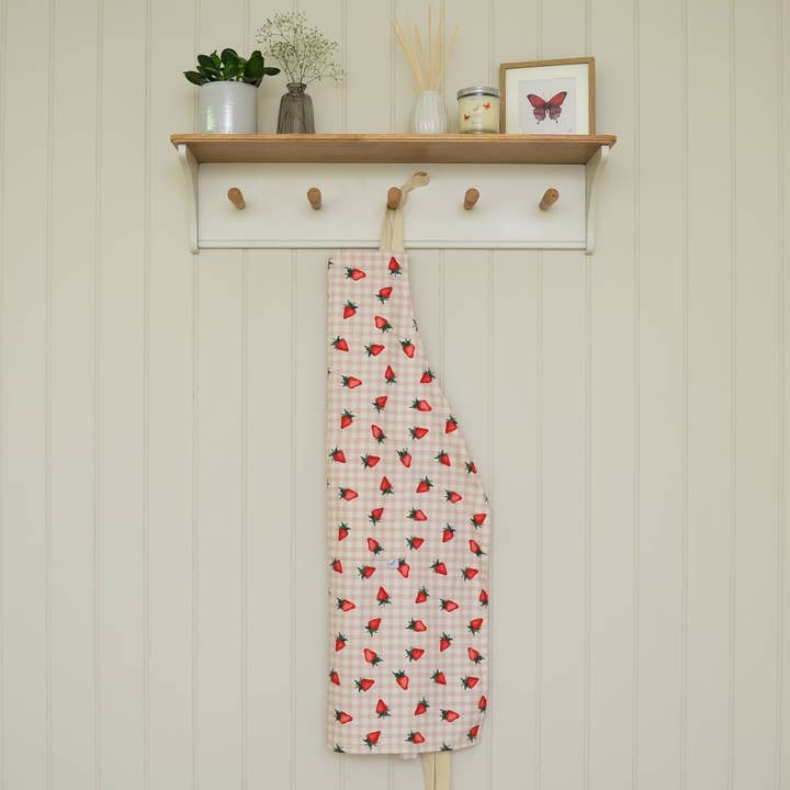 Strawberry Print Apron for wholesale by Letters To Finley