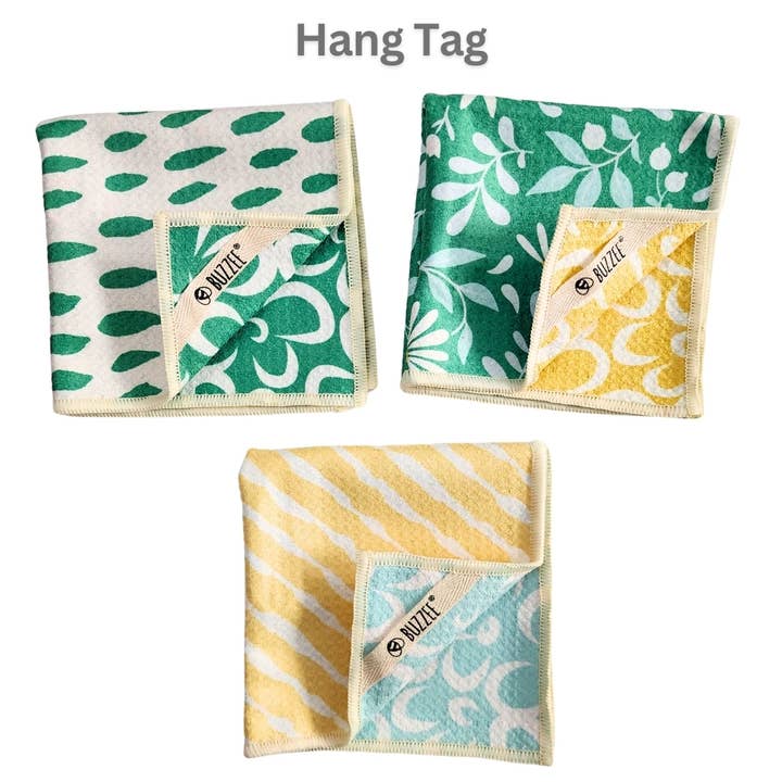 Buzzee - Wholesale Dishcloth - Daisy - Dual Sided Dishcloth - Wash Cloth - Mini Towels