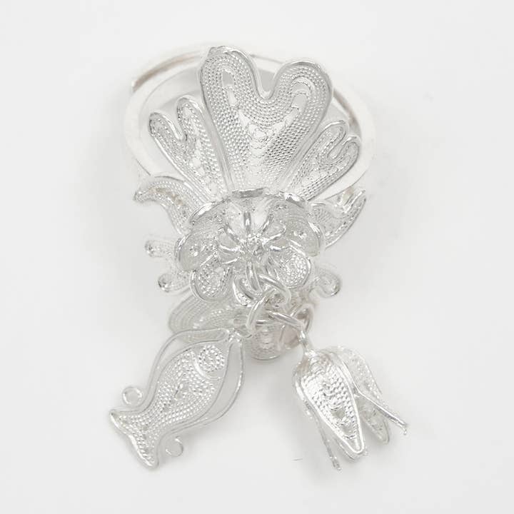 Pæon Dingle Sølvring for engroshandel hos EBNIX Fine Jewelry