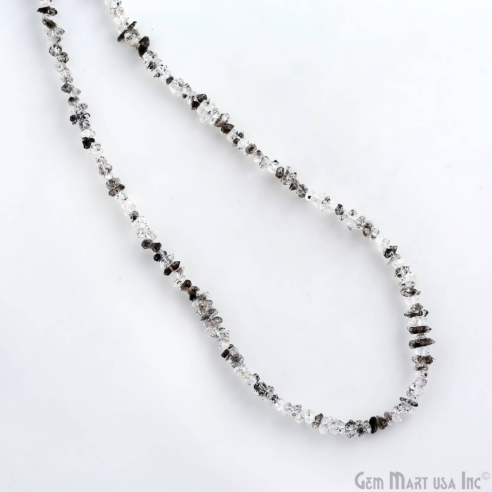 GemMartUSA - Wholesale Beads - Herkimer Diamond Chip Beads, Natural Gemstone, 16 Inch5