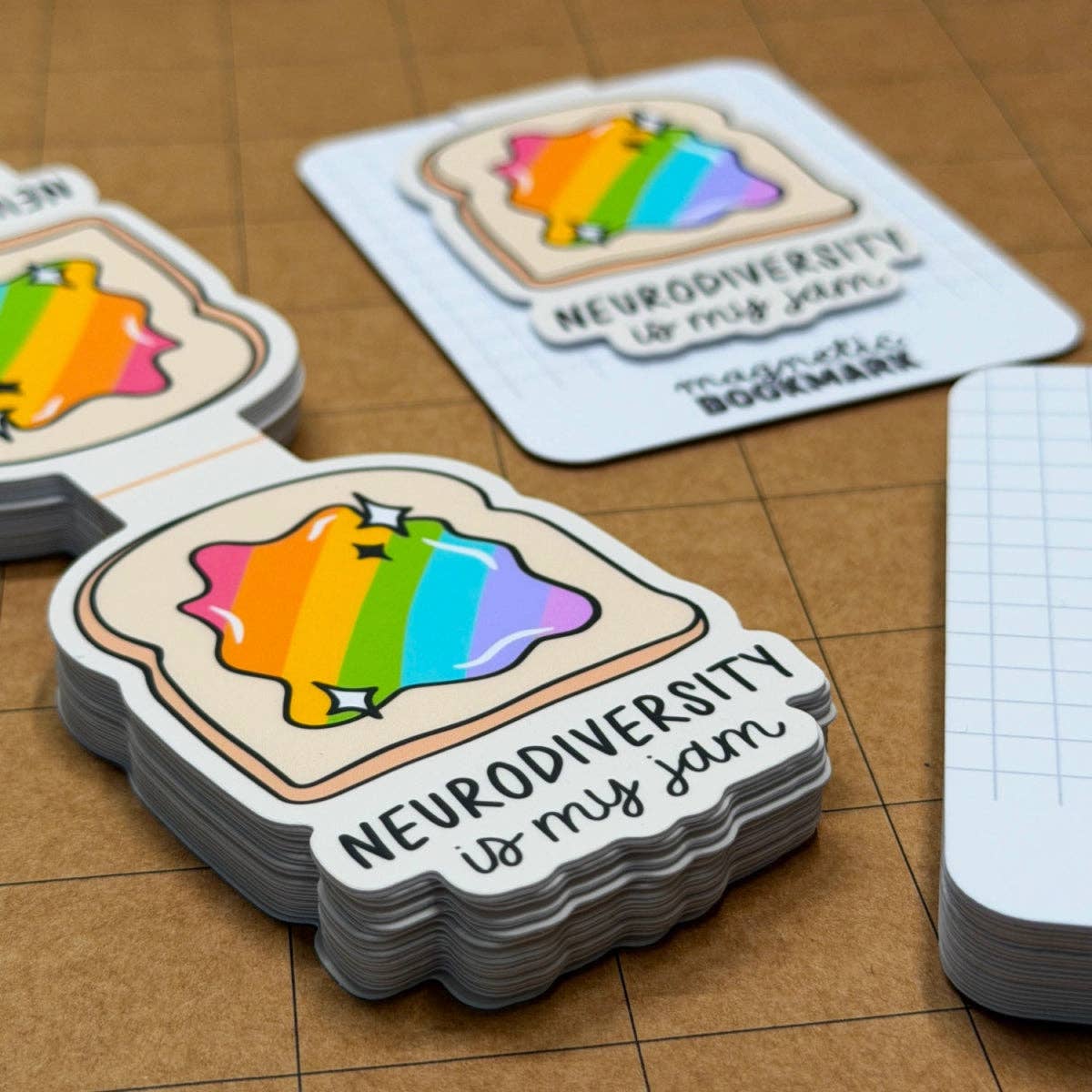 Stickiply - Wholesale Bookmark - Neurodiversity is my Jam | Magnetic Bookmark1