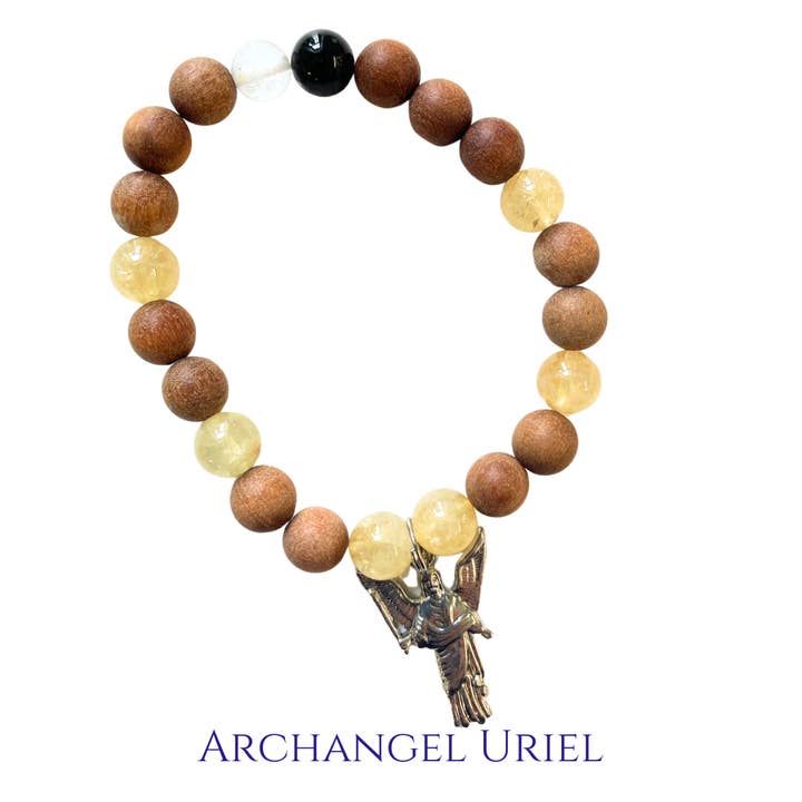 Archangel Uriel Bracelet 8mm for wholesale by The Crystal Garden