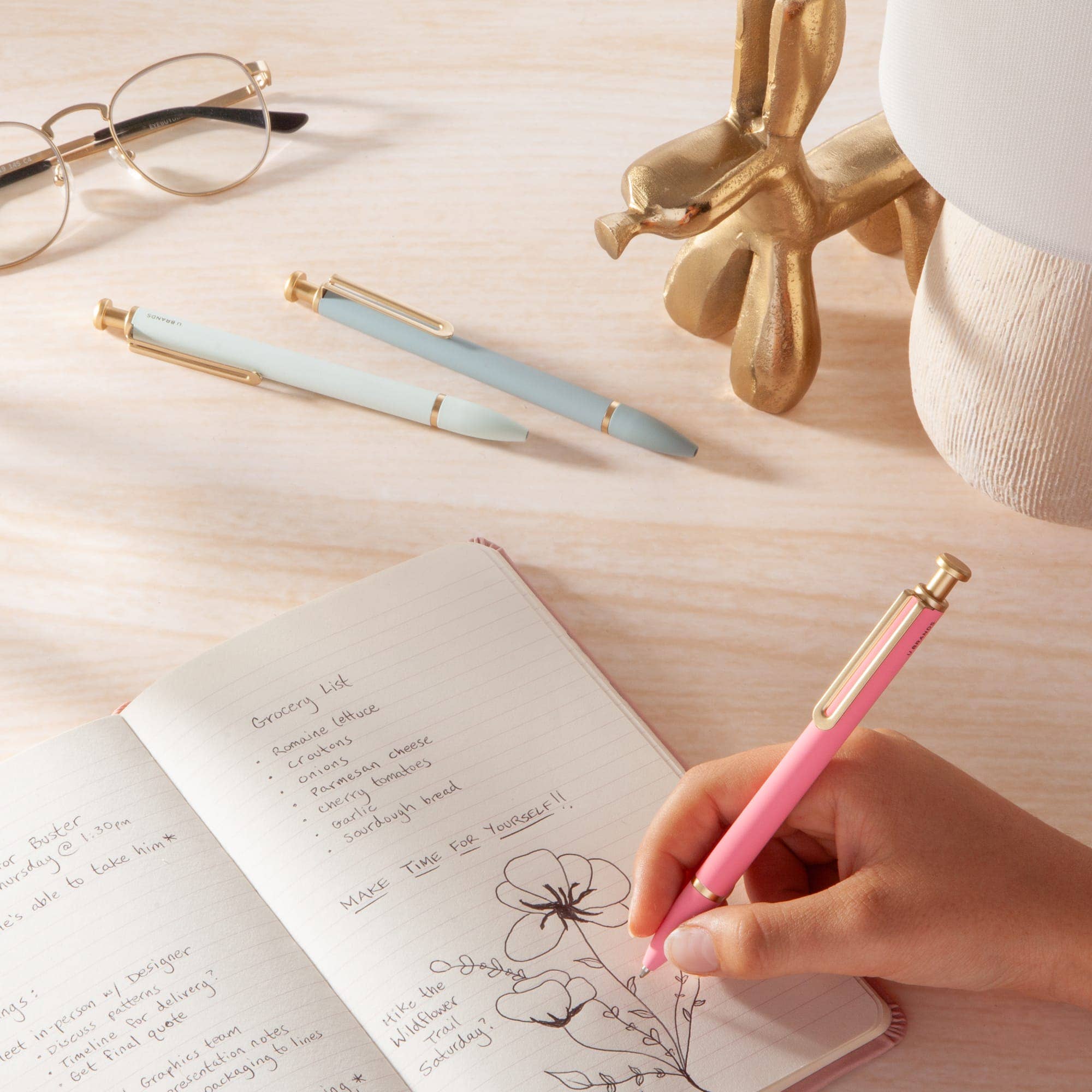 U Brands - Wholesale Pen - U Brands Sunset Hues The Monterey Ballpoint Pens, 6 CT Assorted Colors1