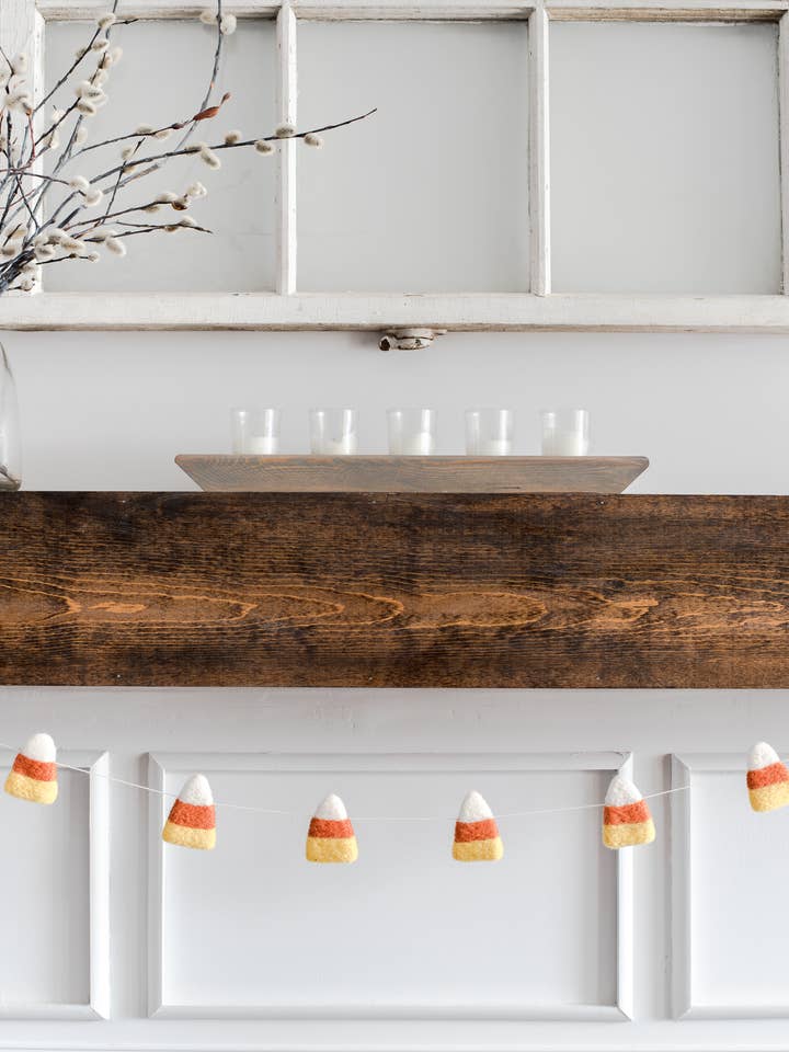 Candy Corn Garland / Fall Home Decor / Halloween Decor for wholesale by Nivas