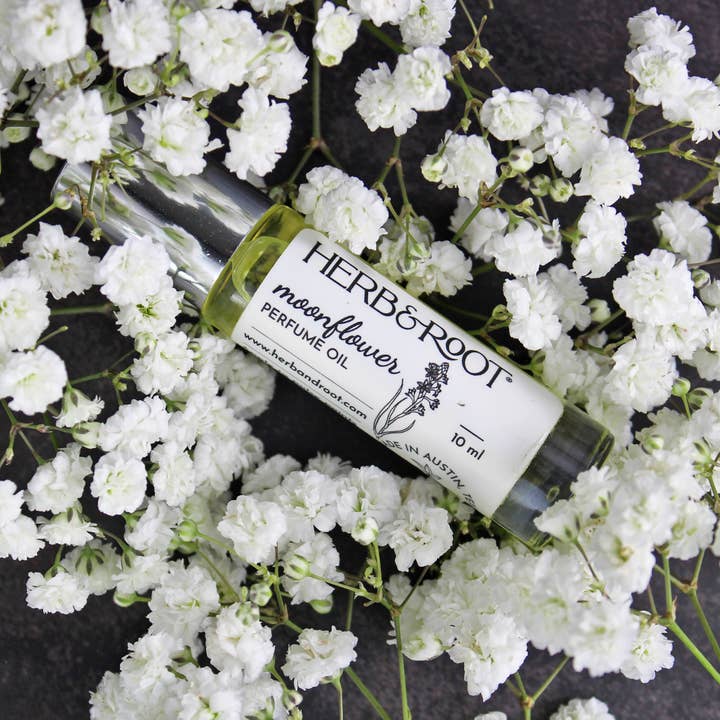 Herb & Root – Fragrância Roll-On por atacado – Óleo Perfumado Moonflower - Tuberosa, Jasmim, Flores Brancas2