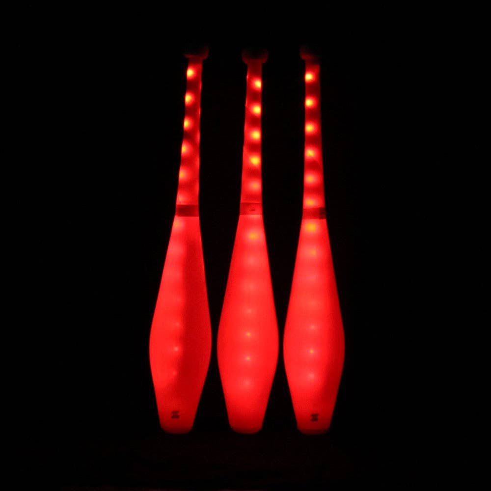 YoYoSam Wholesale - Wholesale Light-Up Toy - Kids & Baby - Zeekio Multi-Color LED Light Up Juggling Clubs with Charger and Remote (Set of 3)3
