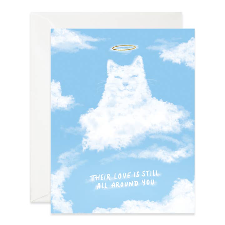 Good Juju Ink - Wholesale Sympathy Card - Cloud Cat Sympathy