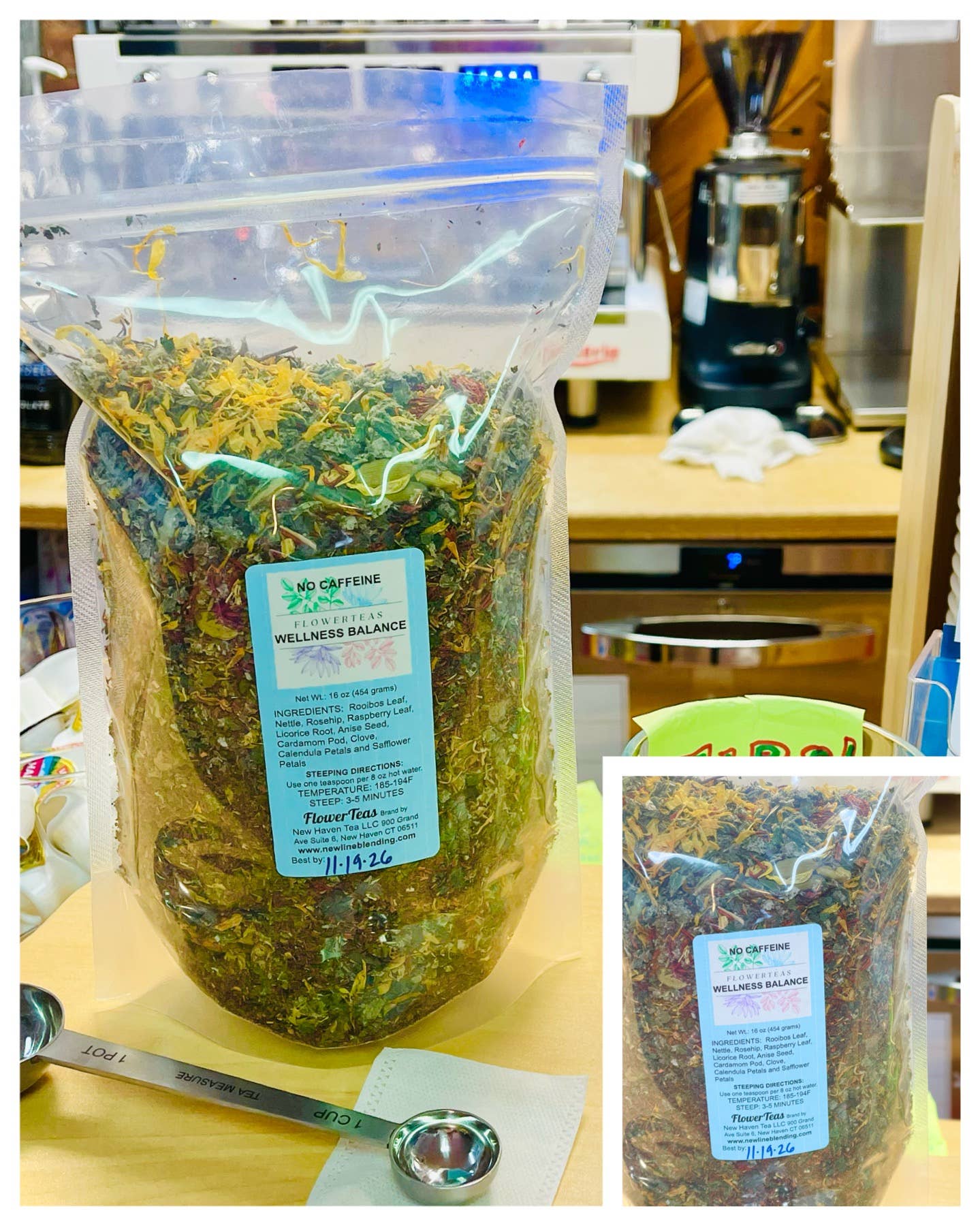 FlowerTeas – Engroshandel Løs te – Løsbladet te i løs vægt 1 lbs Kommerciel brygning Fødevareservice22