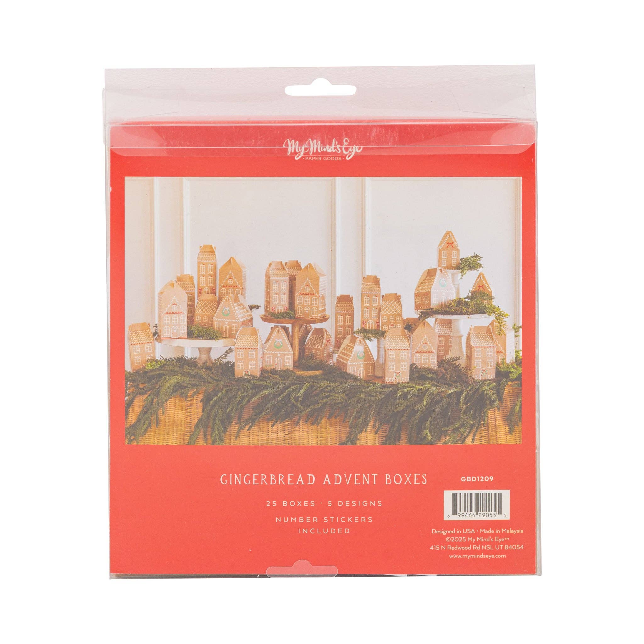My Mind’s Eye - Wholesale Advent Calendar - GBD1209 -  Gingerbread House Advent Boxes5