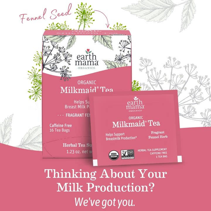Earth Mama Organics - Wholesale Nursing Tea - Maternity - Organic Milkmaid Tea1