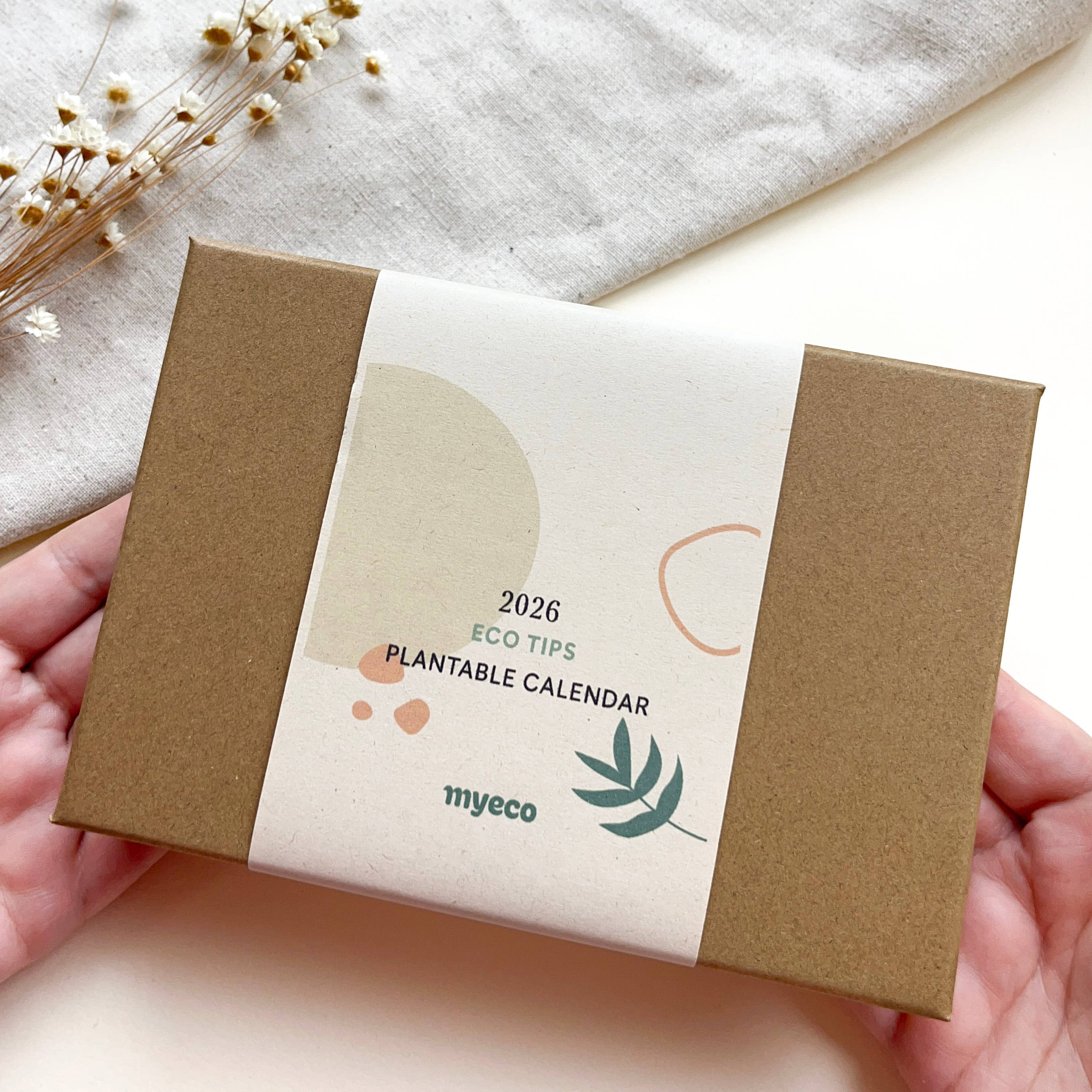 Myeco - Wholesale Calendar - 2026 Plantable Calendar - Eco Tips4